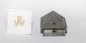 Preview: Haus "Holstein" dunkelgrau zum Selbst-Colorieren (KW)