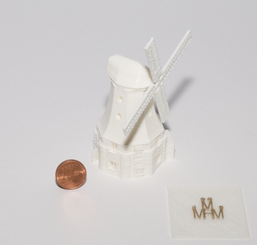 Windmühle zum Selbst-Colorieren