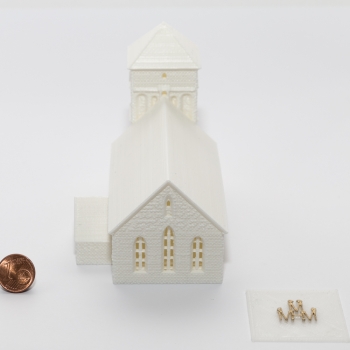 Kirche zum Selbst-Colorieren