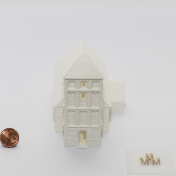 Kirche zum Selbst-Colorieren