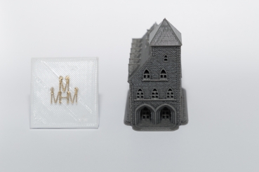 Haus "Arkaden" dunkelgrau zum Selbst-Colorieren (KW)