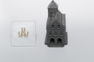 Haus "Arkaden" dunkelgrau zum Selbst-Colorieren (KW)