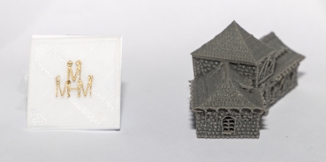 Haus "Alte Schenke" dunkelgrau zum Selbst-Colorieren (KW)