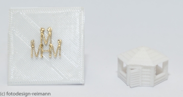 Weihnachtsbude / Marktbude groß zum Selbst-Colorieren