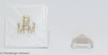 Weihnachtsbude / Marktbude klein zum Selbst-Colorieren