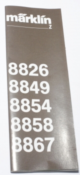 Pflegeanleitung 8826 / 8849 / 8854 / 8858 / 8867 (102024)