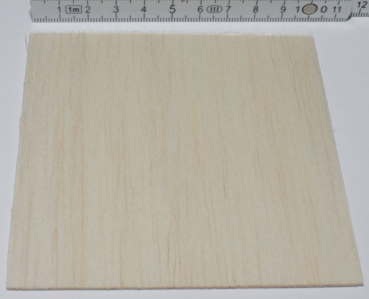 Balsaholz 10cm x 10cm x 2mm