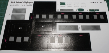 Diverse Teile Bahnhof Güglingen - FALLER