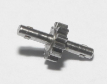 Achse mit Zahnrad ohne Räder