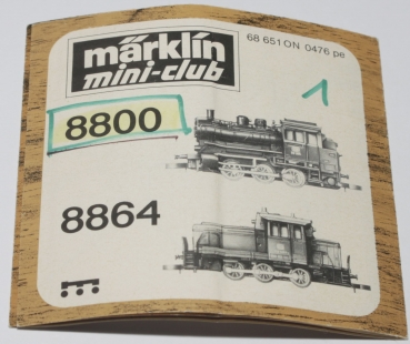 Pflegeanleitung 8800/8864