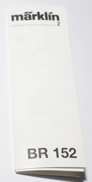 Pflegeanleitung BR 152