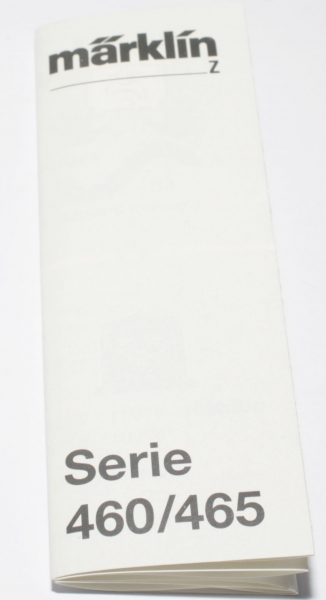 Pflegeanleitung Serie 460/465