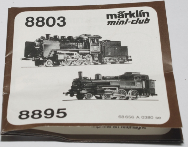 Pflegeanleitung 8803 / 8895