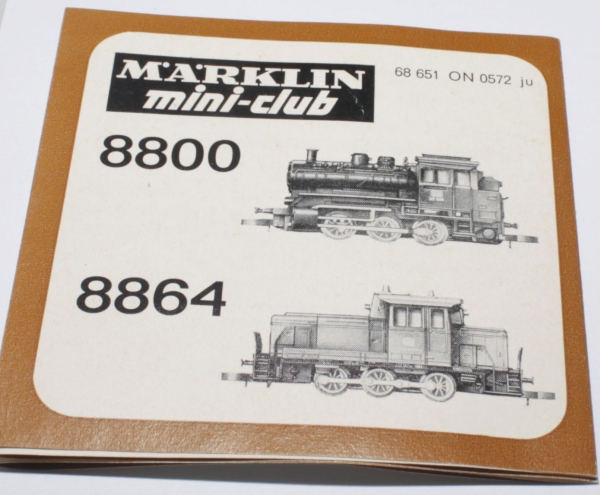 Pflegeanleitung 8800/8864