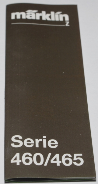 Pflegeanleitung für Serie 460/465