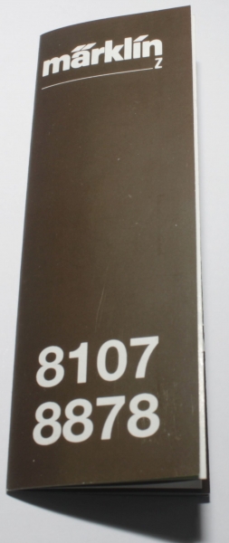 Pflegeanleitung 8878 / 8107